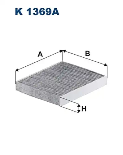 Филтър купе (поленов филтър) FILTRON K 1369A