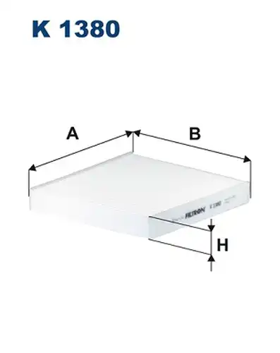 Филтър купе (поленов филтър) FILTRON K 1380