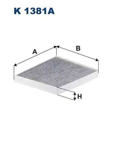 Филтър купе (поленов филтър) FILTRON K 1381A