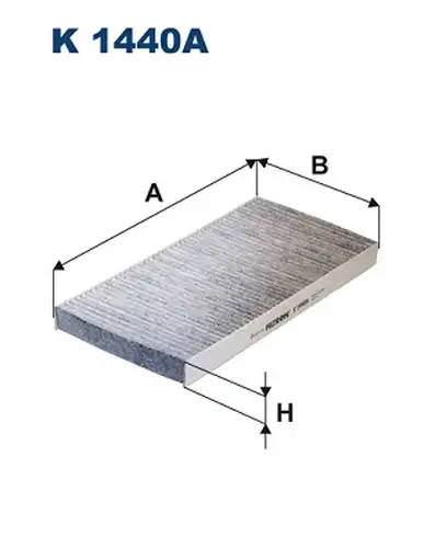Филтър купе (поленов филтър) FILTRON K 1440A