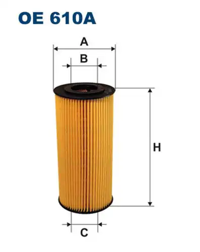 маслен филтър FILTRON OE 610A