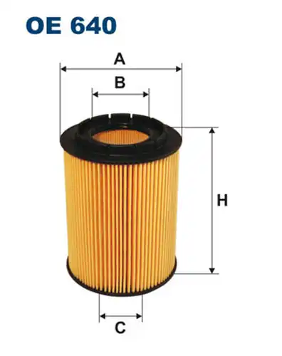 маслен филтър FILTRON OE 640