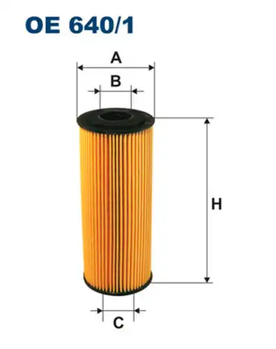 маслен филтър FILTRON OE 640/1