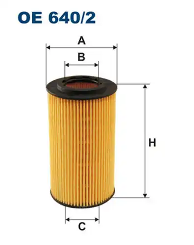 маслен филтър FILTRON OE 640/2