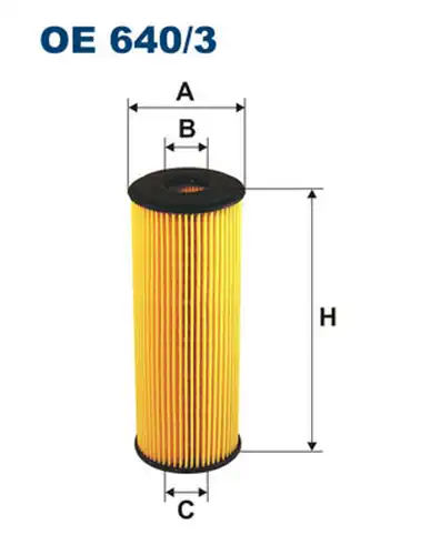 маслен филтър FILTRON OE 640/3