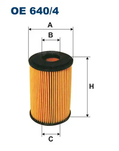 маслен филтър FILTRON OE 640/4