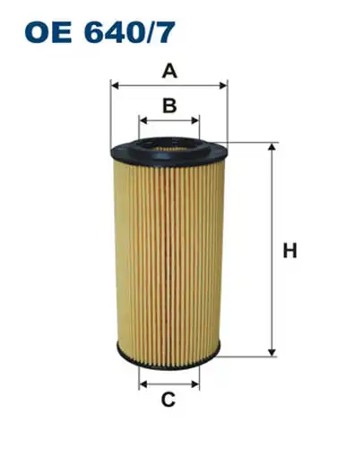 маслен филтър FILTRON OE 640/7