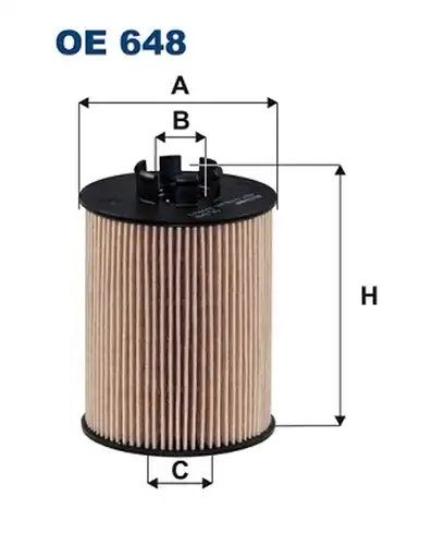 маслен филтър FILTRON OE 648