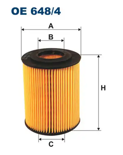 маслен филтър FILTRON OE 648/4