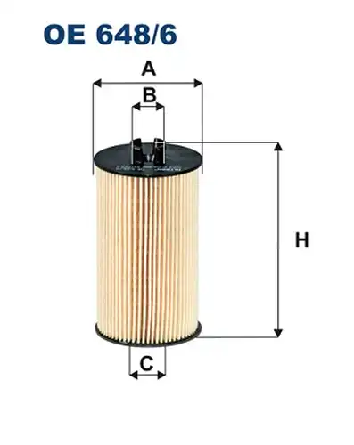 маслен филтър FILTRON OE 648/6