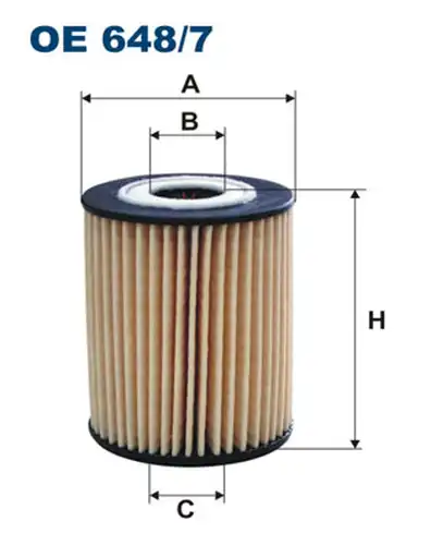 маслен филтър FILTRON OE 648/7