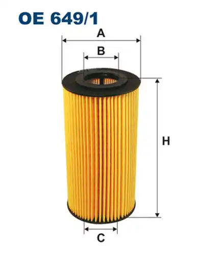 маслен филтър FILTRON OE 649/1