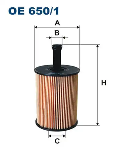 маслен филтър FILTRON OE 650/1