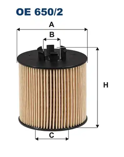 маслен филтър FILTRON OE 650/2