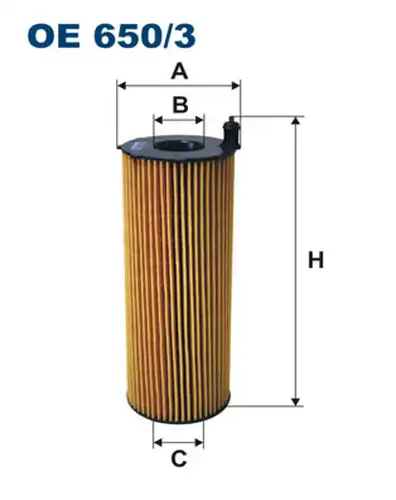 маслен филтър FILTRON OE 650/3