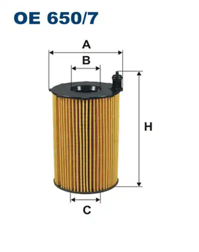 маслен филтър FILTRON OE 650/7