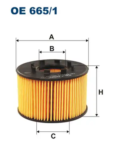 маслен филтър FILTRON OE 665/1