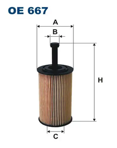 маслен филтър FILTRON OE 667