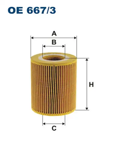 маслен филтър FILTRON OE 667/3