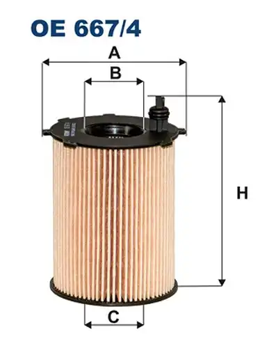 маслен филтър FILTRON OE 667/4