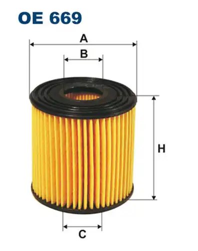 маслен филтър FILTRON OE 669