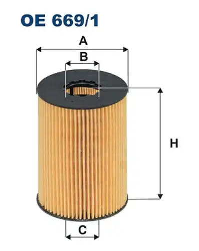 маслен филтър FILTRON OE 669/1