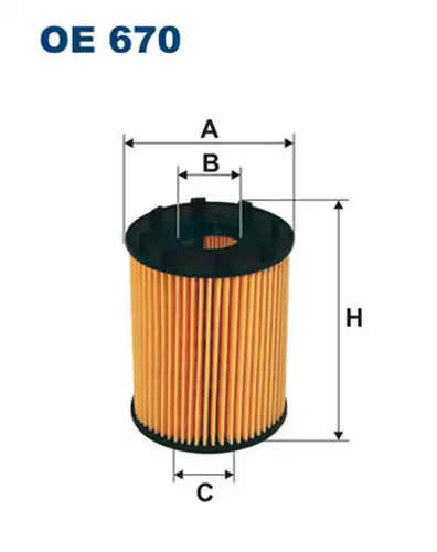 маслен филтър FILTRON OE 670