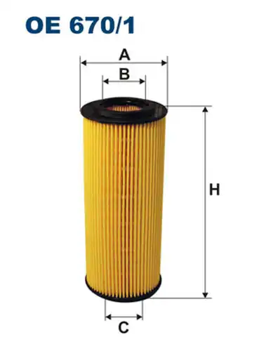 маслен филтър FILTRON OE 670/1