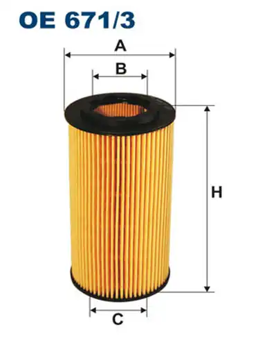 маслен филтър FILTRON OE 671/3