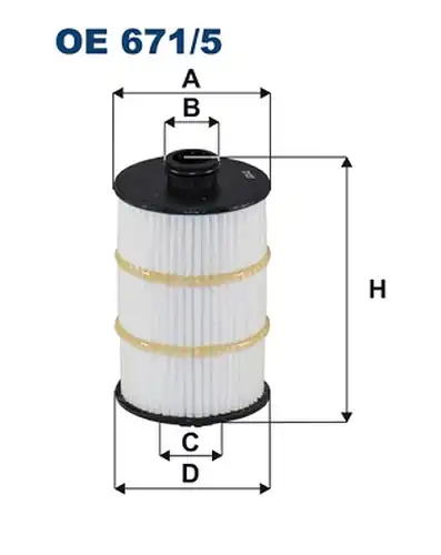 маслен филтър FILTRON OE 671/5