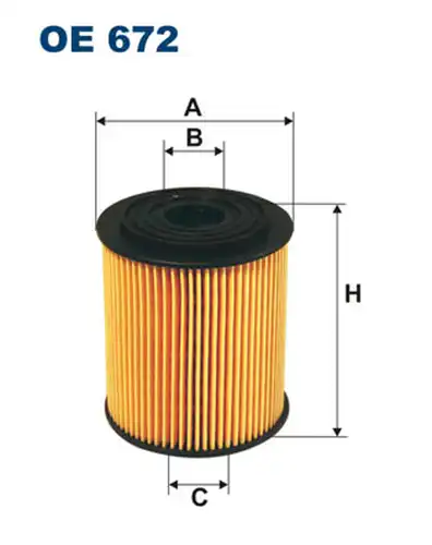 маслен филтър FILTRON OE 672