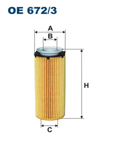 маслен филтър FILTRON OE 672/3