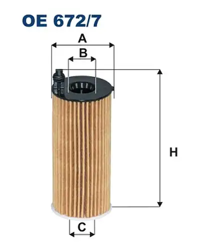 маслен филтър FILTRON OE 672/7A