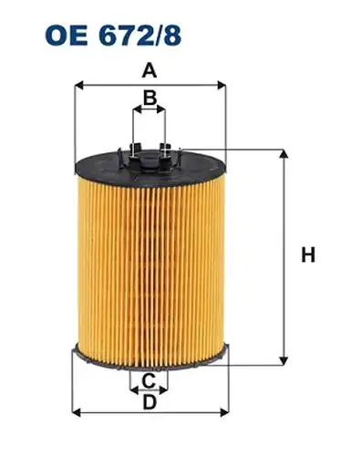 маслен филтър FILTRON OE 672/8