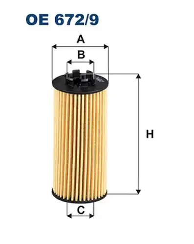 маслен филтър FILTRON OE 672/9