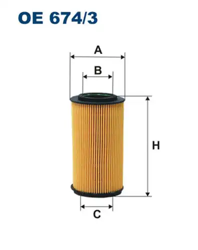 маслен филтър FILTRON OE 674/3