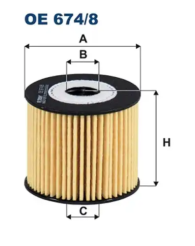 маслен филтър FILTRON OE 674/8