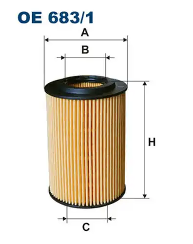 маслен филтър FILTRON OE 683/1