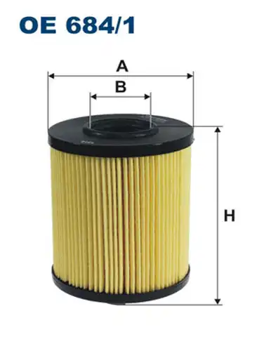 маслен филтър FILTRON OE 684/1