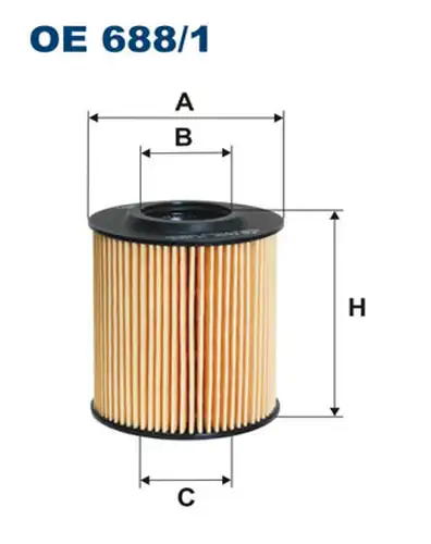 маслен филтър FILTRON OE 688/1