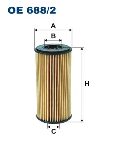 маслен филтър FILTRON OE 688/2