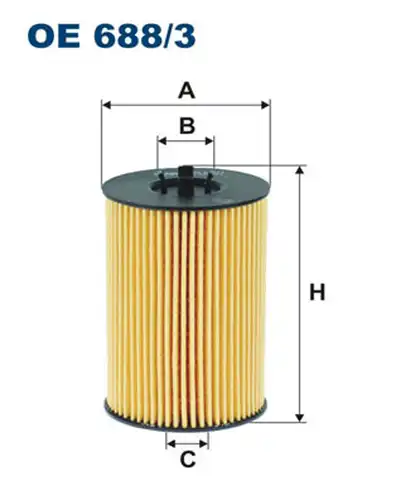 маслен филтър FILTRON OE 688/3