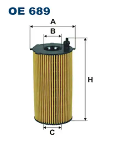 маслен филтър FILTRON OE 689