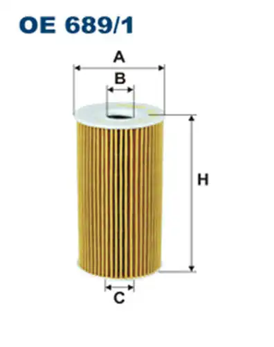 маслен филтър FILTRON OE 689/1