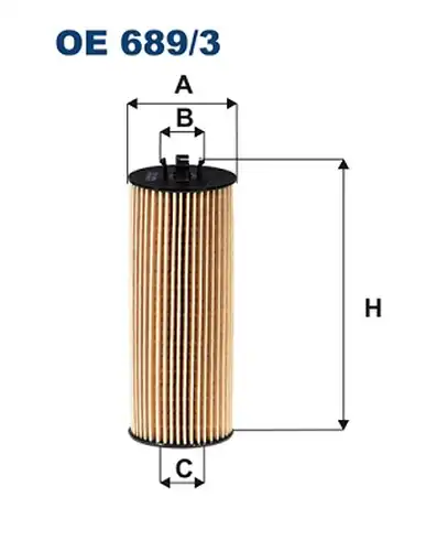 маслен филтър FILTRON OE 689/3