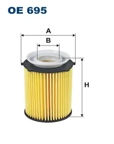 маслен филтър FILTRON OE 695