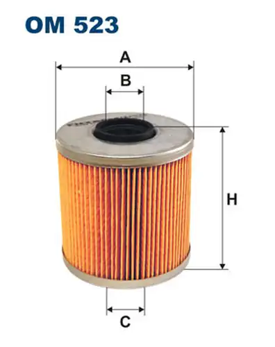 маслен филтър FILTRON OM 523