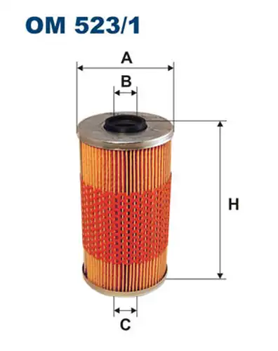 маслен филтър FILTRON OM 523/1