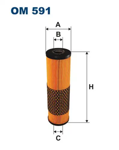 маслен филтър FILTRON OM 591