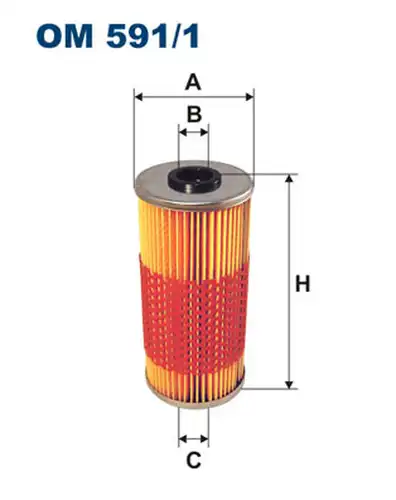 маслен филтър FILTRON OM 591/1